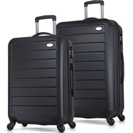 Zoozie Bags Juego de maletas de 2 piezas Negro